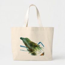shrimp tote bag