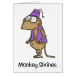 Shriner Monkey Card