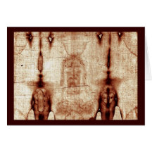 Shroud of Turin Greeting Card