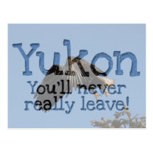 Shrouded by Wings; Yukon Territory Souvenir Postcard