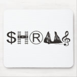 shrug mouse pad