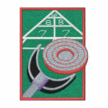 Shuffleboard embroidered shirts