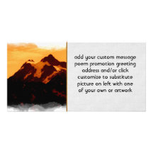 Shuksan Art Personalized Photo Card