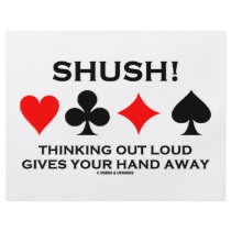Shush! Thinking Out Loud Gives Your Hand Away
