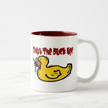 shut-the-duck-up - Customized Coffee Mug