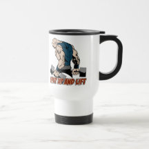 Shut Up and Lift Weightlifter Mugs