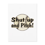 Shut Up And Pitch Postcard