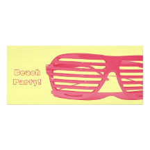 shutter glasses - beach party/ pool party invite