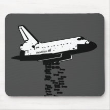 Shuttle Bomber Mouse Pad