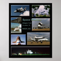 Shuttle collage print