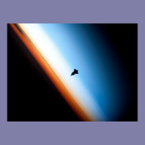 Shuttle Silhouette posters