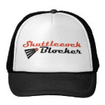 Shuttlecock Blocker Badminton Humour Hat