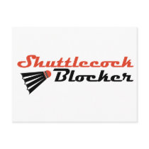Shuttlecock Blocker Badminton Humour