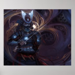 SHWANN: The Futuristic Samurai DJ Print
