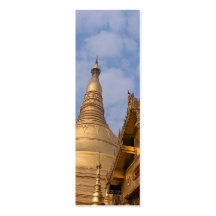 Shwedagon Paya Bookmark Business Card Template