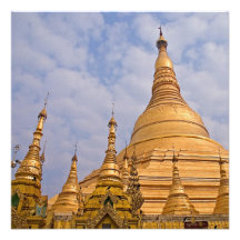 Shwedagon Paya Card / Invitation