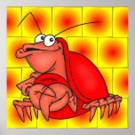 Shy Crab Poster