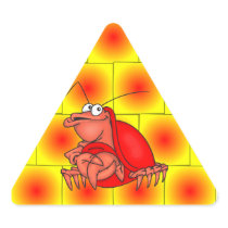 Shy Crab Sticker