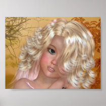 Shy Girl Print