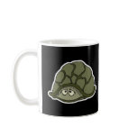 shy little turtle in shell mugs