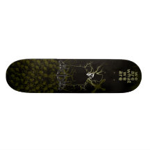 Shy One TOP HAT Olive Skateboard!