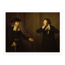 Shylock and Tubal from Act III, Scene ii of 'The M Postcards