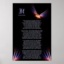 Si par Rudyard Kipling avec la copie de Phoenix Fi Posters