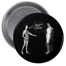 SI VOUS N'ÉTIEZ PAS MORMONS, JE VOUS AURAIS ÉPOUSÉ BADGES AVEC AGRAFE