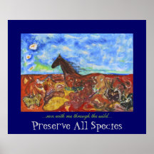 Siamanto Horse Poster