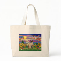Siamese Cat - Autumn Sun Canvas Bag