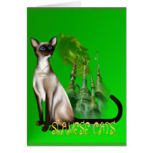 Siamese Cat Card