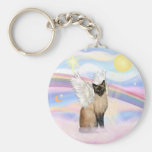 Siamese Cat - Clouds Key Chain