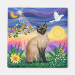 Siamese Cat - Twilght Magnet