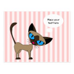 Siamese Hello Postcard - Customize it!