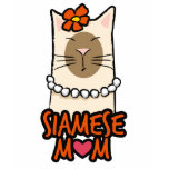 Siamese Mom / Mum Cat Lover T-Shirt