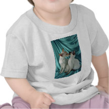 Siamese, red point & seal point t-shirts