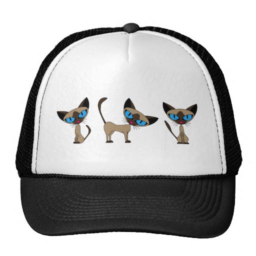 Siamese Times Three Mesh Hats