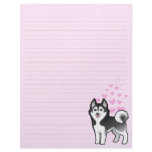 Siberian Husky / Alaskan Malamute Love Letterhead Template