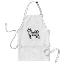 Siberian Husky Apron