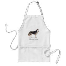 Siberian Husky! Aprons