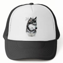 Siberian Husky (blk) Dad 2 Hats