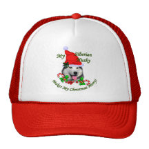 Siberian Husky Christmas Gifts Trucker Hat