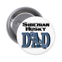 Siberian Husky DAD Buttons