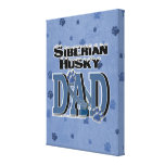 Siberian Husky DAD Canvas Print