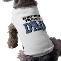 Siberian Husky DAD Dog T Shirt