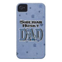Siberian Husky DAD iPhone 4 Covers