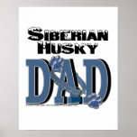 Siberian Husky DAD Poster