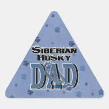 Siberian Husky DAD Sticker
