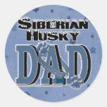 Siberian Husky DAD Stickers