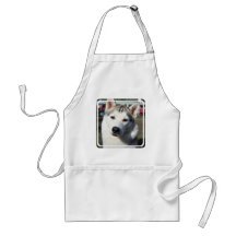 Siberian Husky Dog Apron